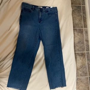 High rise crop straight Social Standard by sanctuary jeans size 14